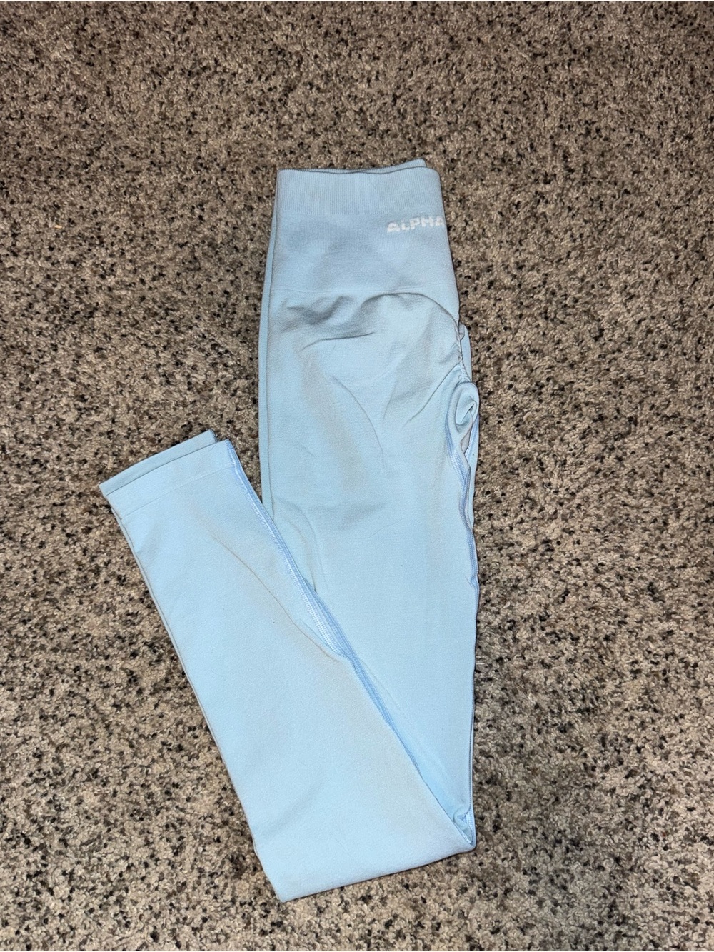 Alphalete Amplify Sky Blue Leggings - XS